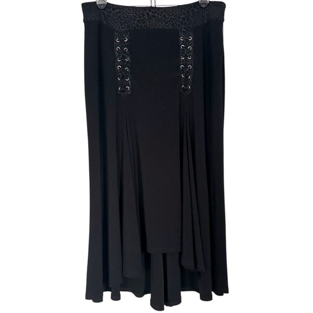 Svetlana Skirt Whimsygoth Black Asymmetrical Sz 6